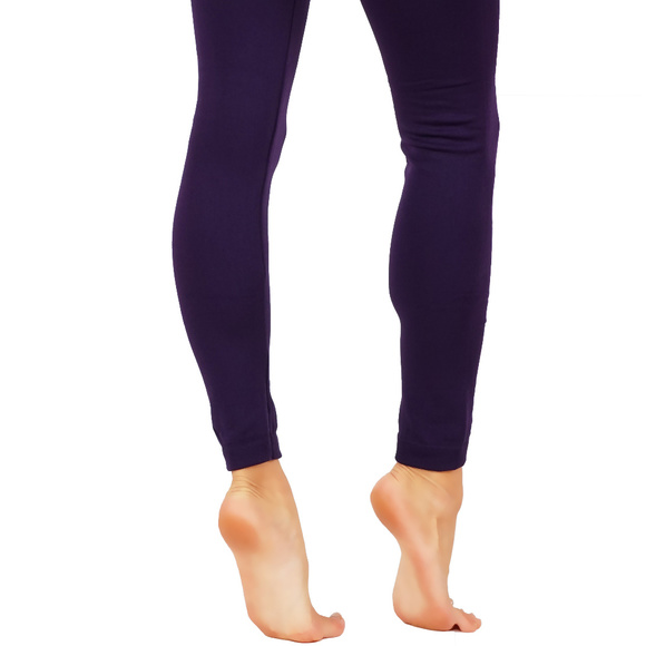Fleese lined soft casual leggings - Picture 3 of 4